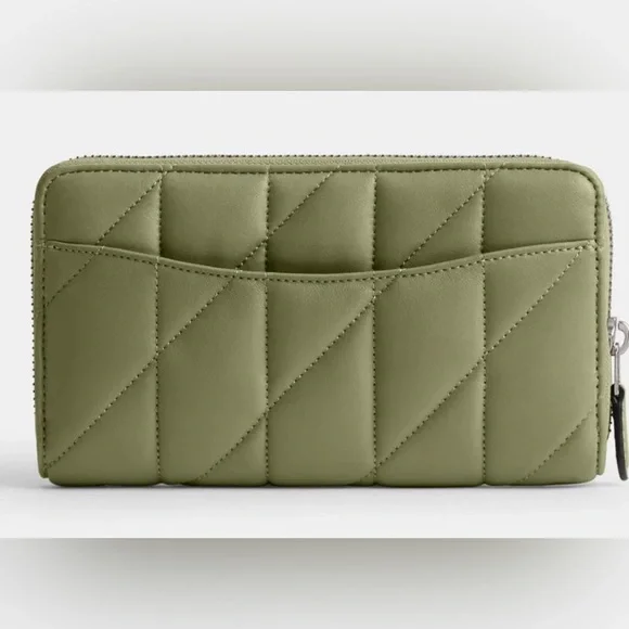 Coach Quilted Pillow Accordion Zip Wallet - Picture 2 of 5